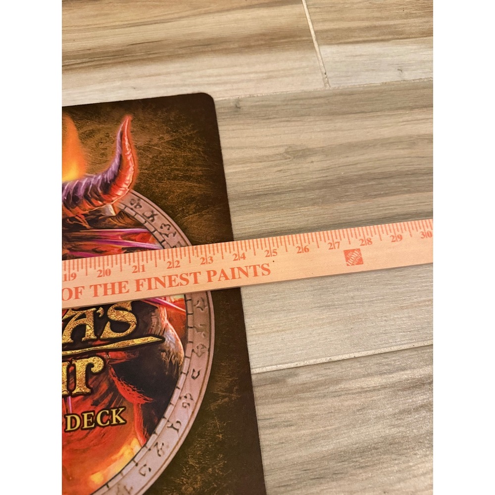 World of Warcraft TCG Onyxia's Lair Raid Deck Playmat 2007 Upper Deck Blizzard - Picture 5 of 6